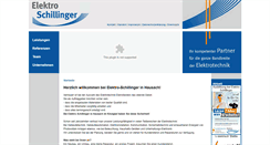 Desktop Screenshot of elektro-schillinger.net
